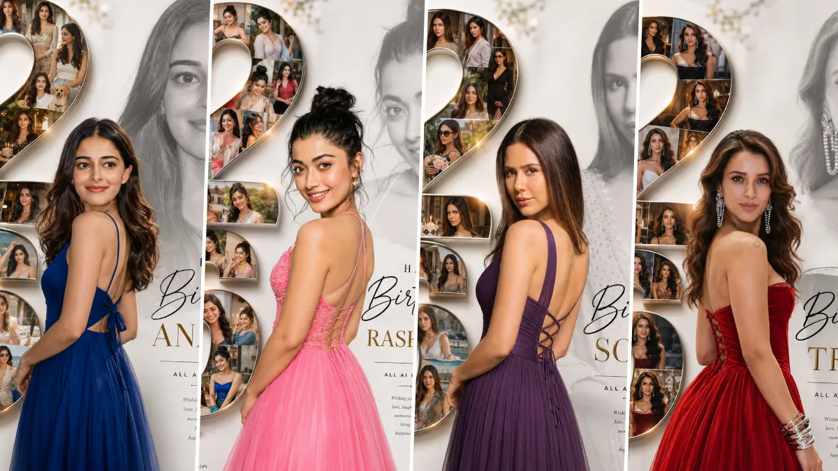Discover the best AI birthday collage prompts for girls with realistic cinematic poster editing styles. Create viral birthday photos using Midjourney, ChatGPT, Flux, Leonardo AI, and Stable Diffusion prompts only on All AI Prompt Hub.