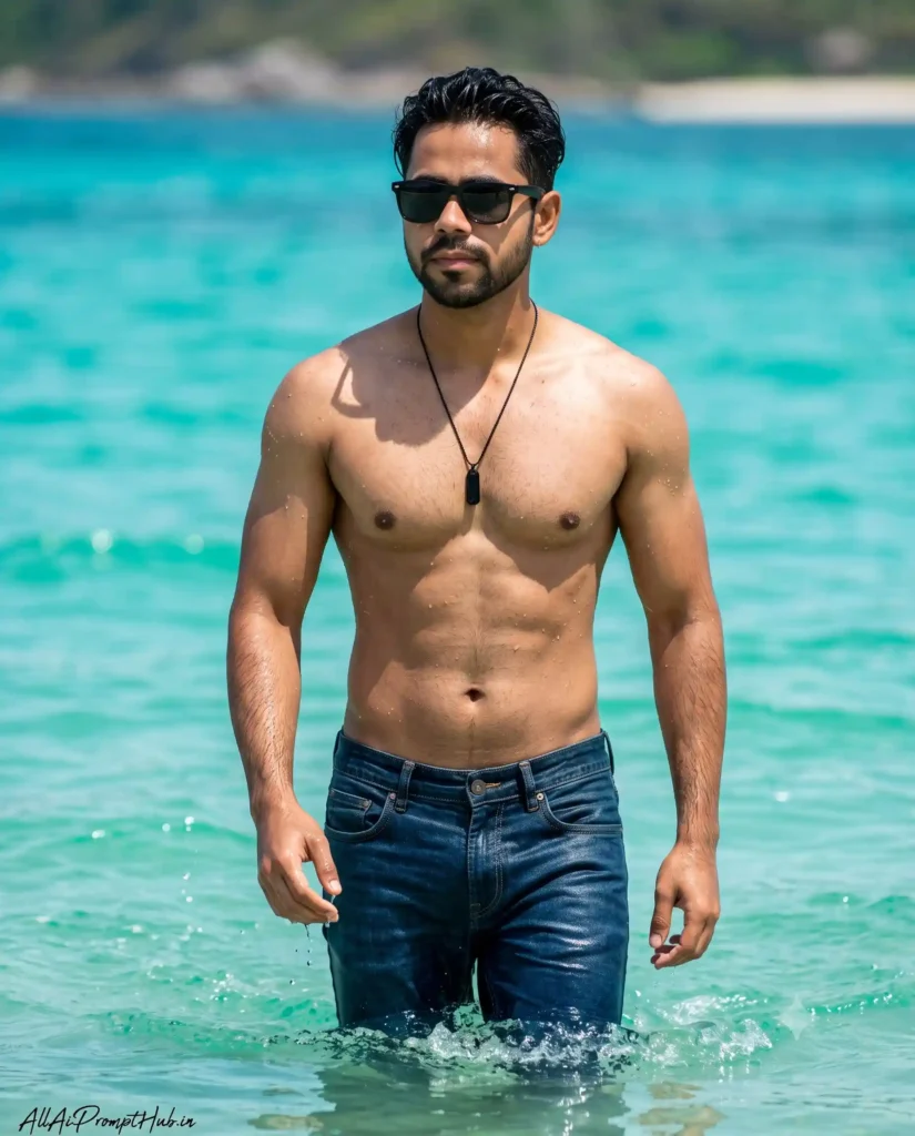 Trending Beach AI Image Generating Prompts for Boys -Ocean, Sunglasses & Luxury Vacation Looks