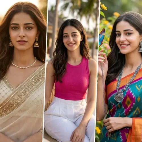 Ultra realistic Indian portrait AI photoshoot with saree, lehenga and modern lifestyle outfits in natural lighting