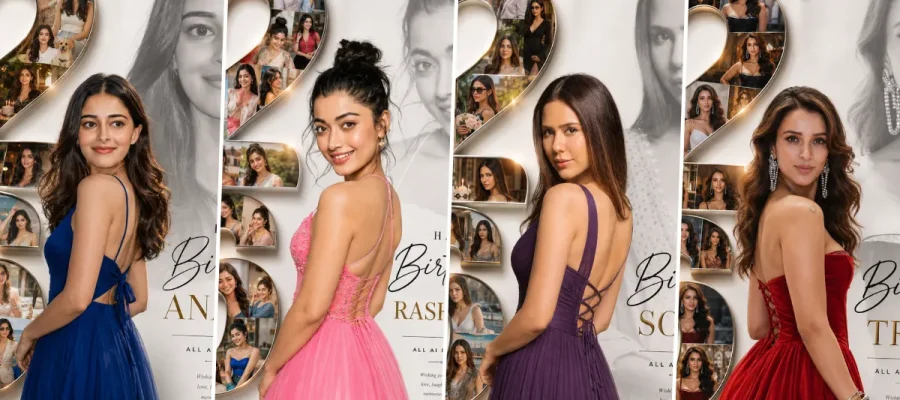 Discover the best AI birthday collage prompts for girls with realistic cinematic poster editing styles. Create viral birthday photos using Midjourney, ChatGPT, Flux, Leonardo AI, and Stable Diffusion prompts only on All AI Prompt Hub.
