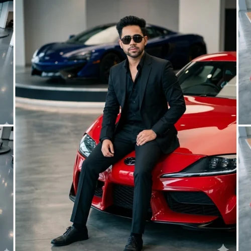 Best AI Prompts for Luxury Lifestyle: Men’s Fashion in Suit with Toyota Supra & Sports Cars